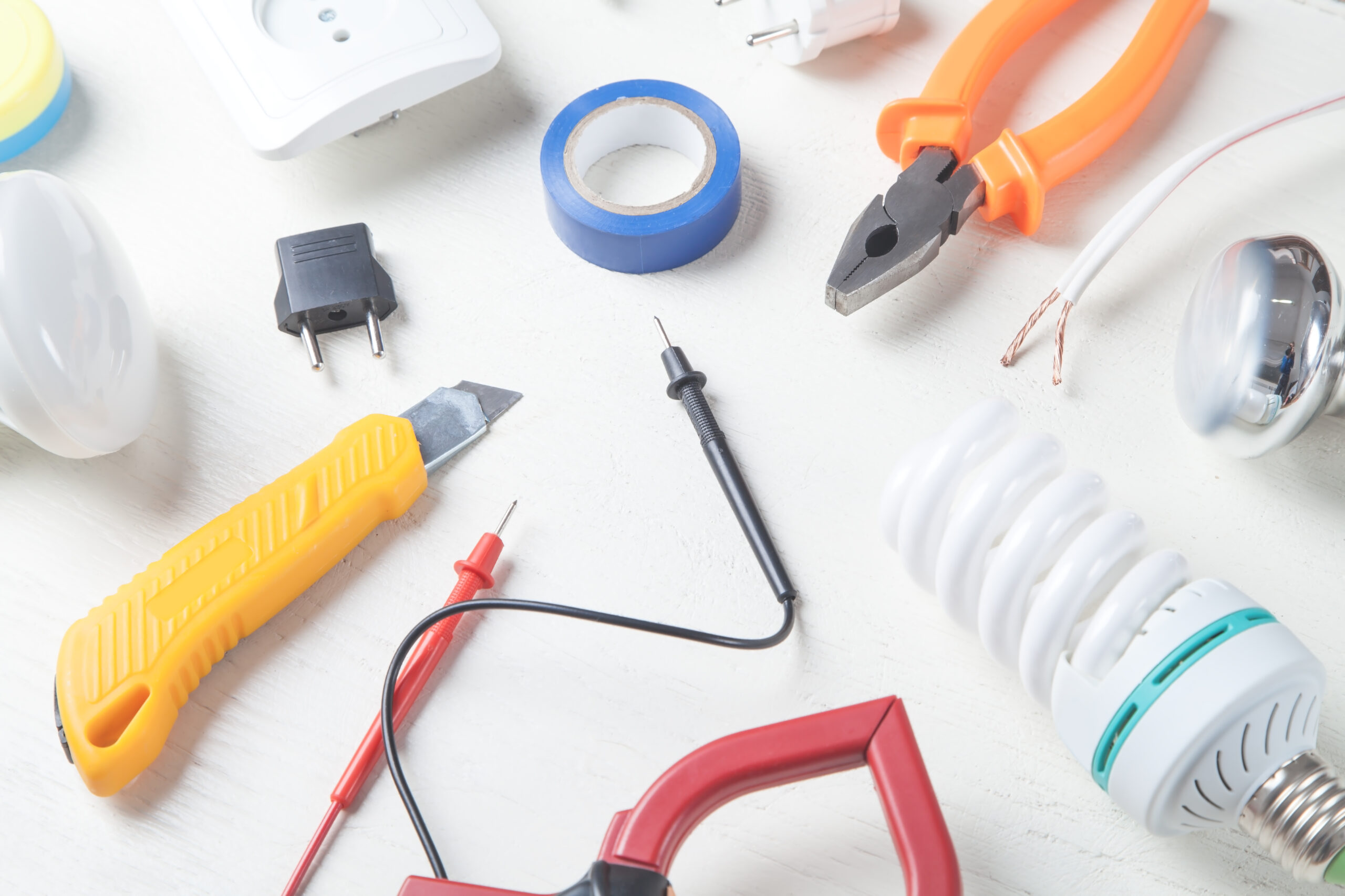 Working tools and components. Electrical objects