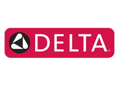 Delta faucets brand logo.